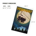 thumbnail image 2 of Lantern Press 1000 Piece Jigsaw Puzzle, Vermont, Ski Lift and Full Moon, 2 of 5