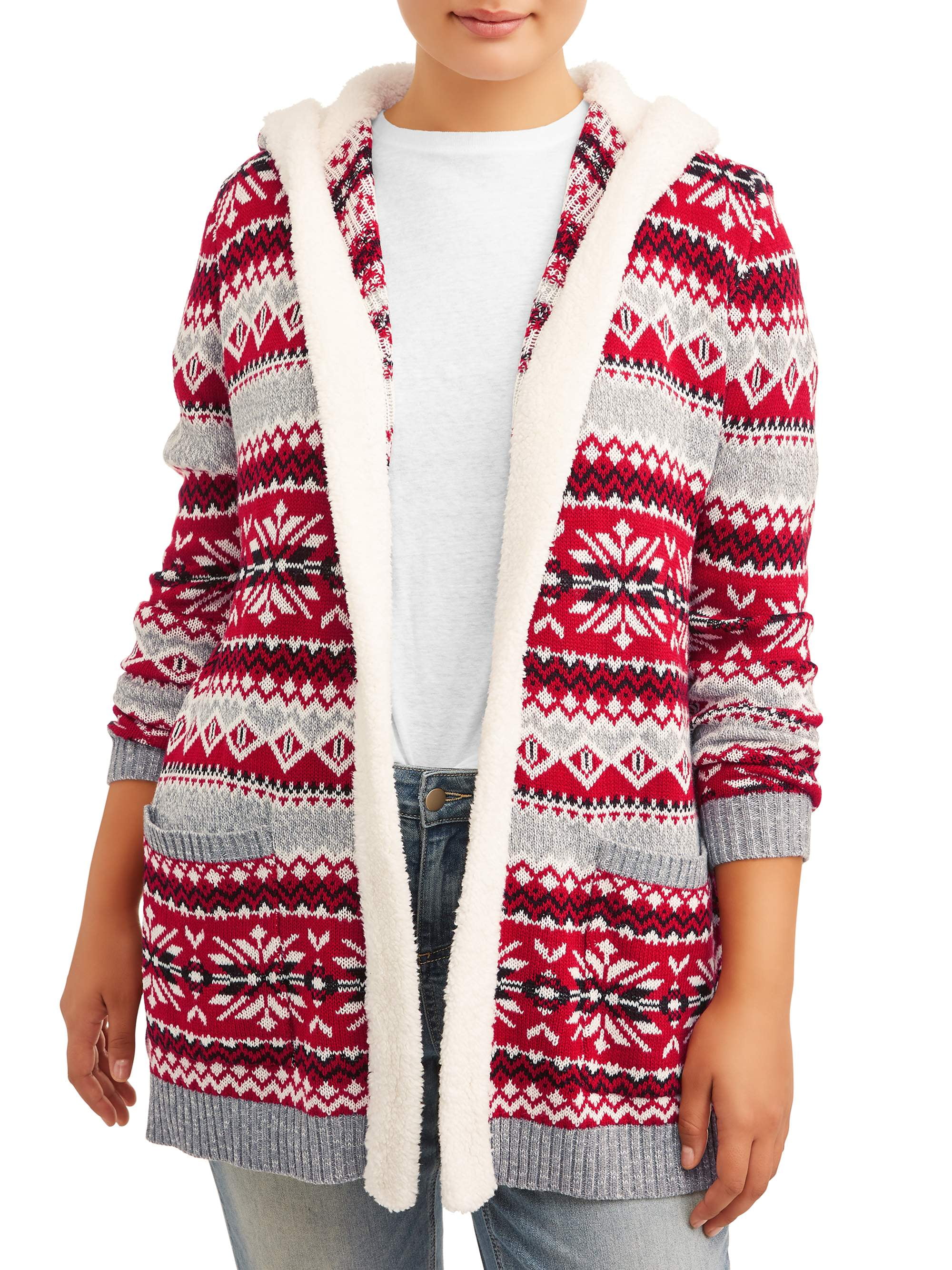 walmart hooded cardigan