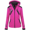 thumbnail image 2 of Azrian Clearance Tops Plus Size Women Long-sleeved Windbreaker Plush Jacket Outdoor Mountaineering Overcoat, 2 of 3