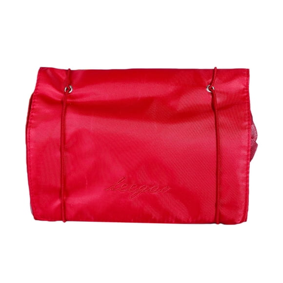 Neceser de maquillaje , organizador extraíble, almacenamiento multifunción, neceser de viaje enrollable para mujeres y hombres, juego de Rojo Sunnimix Neceser de viaje