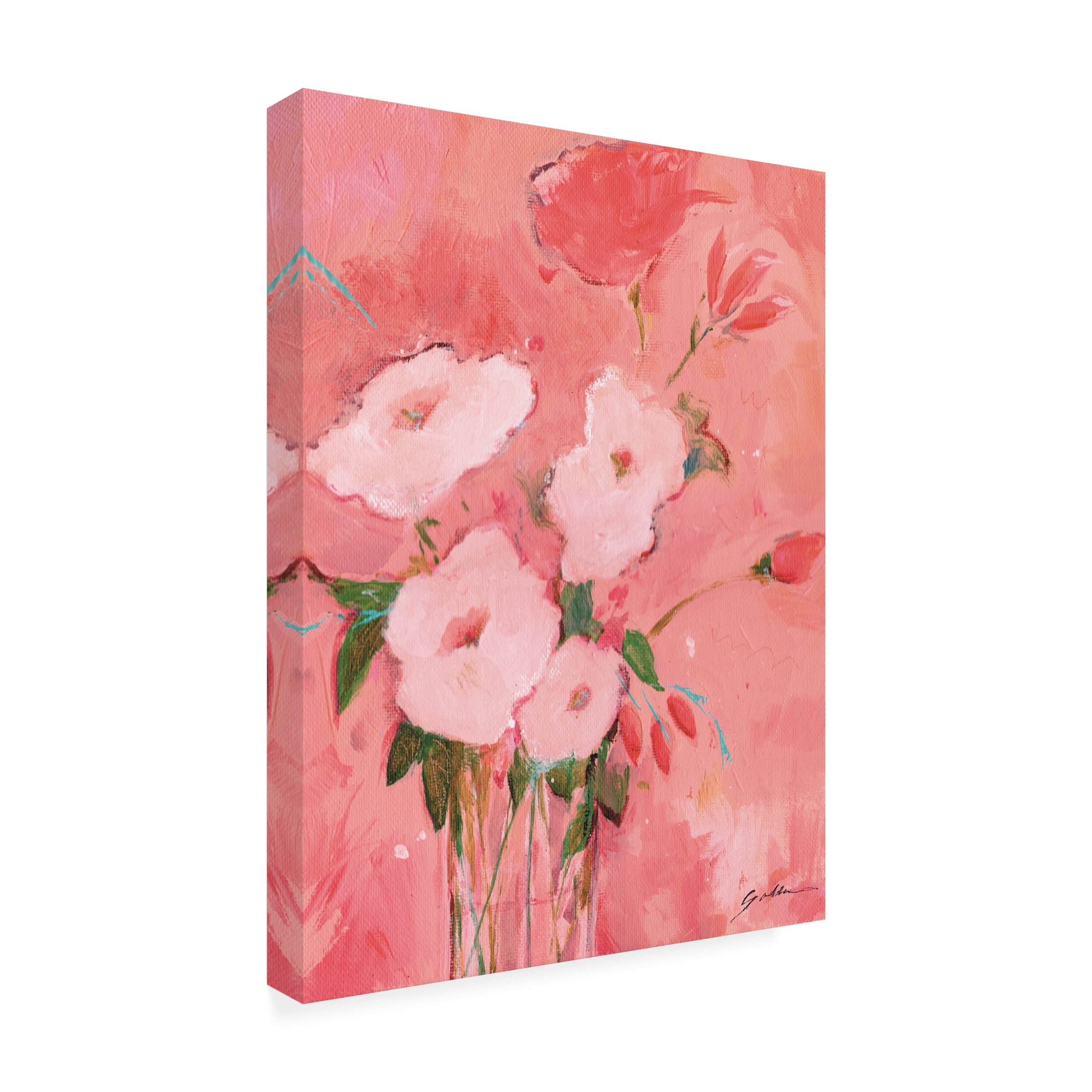 Sheila Golden 'Blush 2' Canvas Art