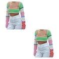 thumbnail image 4 of Minnieouse All Trend Match Tela transpirable Patrón de rayas Elasticidad Pantalones cortos de algodón de punto Patrón de rayas clásico Type2 NO2, 4 of 6