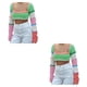 thumbnail image 4 of Minnieouse All Trend Match Tela transpirable Patrón de rayas Elasticidad Pantalones cortos de algodón de punto Patrón de rayas clásico Type2 NO2, 4 of 6