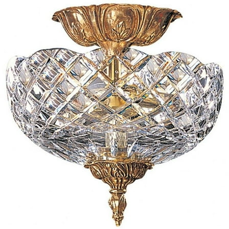 2 Light Flush Mount in Traditional Style-10 inches Tall and 10 inches Wide Bailey Street Home 49-Bel-4964223