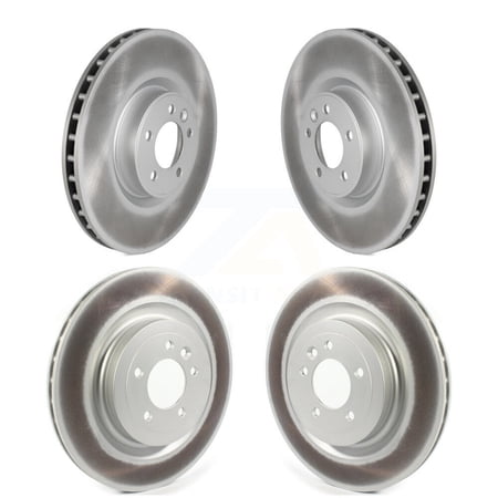 Genius Front Rear Coated Disc Brake Rotors Kit for Car Land Rover Range Sport Discovery KG-101268