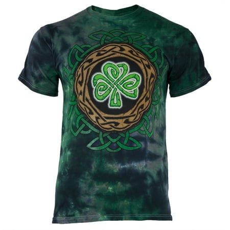 Celtic Knot Shamrock Tie Dye T-Shirt
