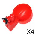 thumbnail image 1 of Runquan 4-6pack Automatic Watering Cups Poultry Drinker Waterer Chicken Duck Quail 4 Pcs, 1 of 8