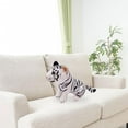 thumbnail image 4 of Adorable muñeco de tigree , decoración de animales salvajes, almohada, tigres , jugue peluche para de Navidad, , 23cm Blanco 23cm CUTICAT juguetes de muñeca tigres, 4 of 8