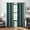 TEAL, variant on Eclipse Welwick Magnitech 100% Blackout Curtain, Grommet Window Curtain Panel, Seamless Magnetic Closure, 84 in long x 40 in wide, (1 Panel), Light Grey