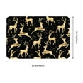 thumbnail image 3 of Disketp Christmas Gold Deers Mat For Front Door Outside - Doormat Outdoor Entrance - Welcome Mats Outdoor,Outside Entry And Outdoor Entrance 16''X24'', 3 of 9