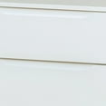 thumbnail image 3 of Benzara Lennart II Mid-Century Modern Nightstand, White Finish, 3 of 5