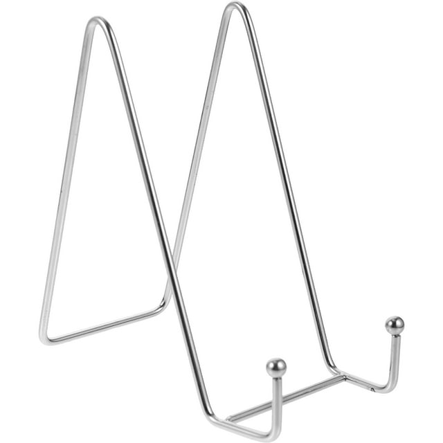 Miangastore Metal Easel Plate Holder Easel Display Stand Metal Plate Stand for Display Tabletop Picture Display Stand