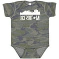 thumbnail image 3 of Inktastic Detroit Michigan Skyline MI Cities Boys or Girls Baby Bodysuit, 3 of 5
