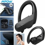 Mpow Earhook TWS Headphones Bluetooth 5.0 Wireless Earbuds Sports Earphones with Microphone, Black