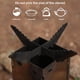thumbnail image 3 of Sonducket Estufa Rocket de acero inoxidable, horno grueso dividido, estufas portátiles desmontables, pantalla de filtro, tapa abierta, puerta, Picnic Kits de desorden para acampar Medio Sonducket OD031728-02, 3 of 6
