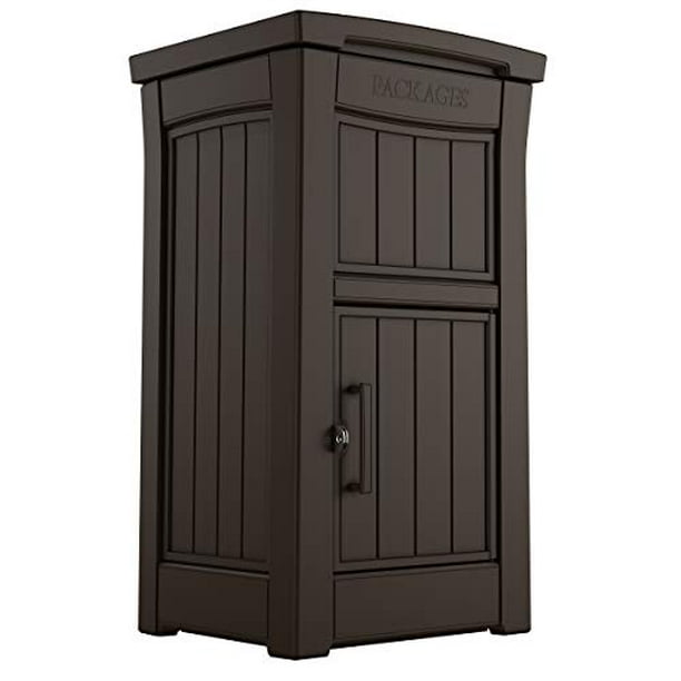 Keter Delivery Box for Porch with Lockable Secure Storage Compartment