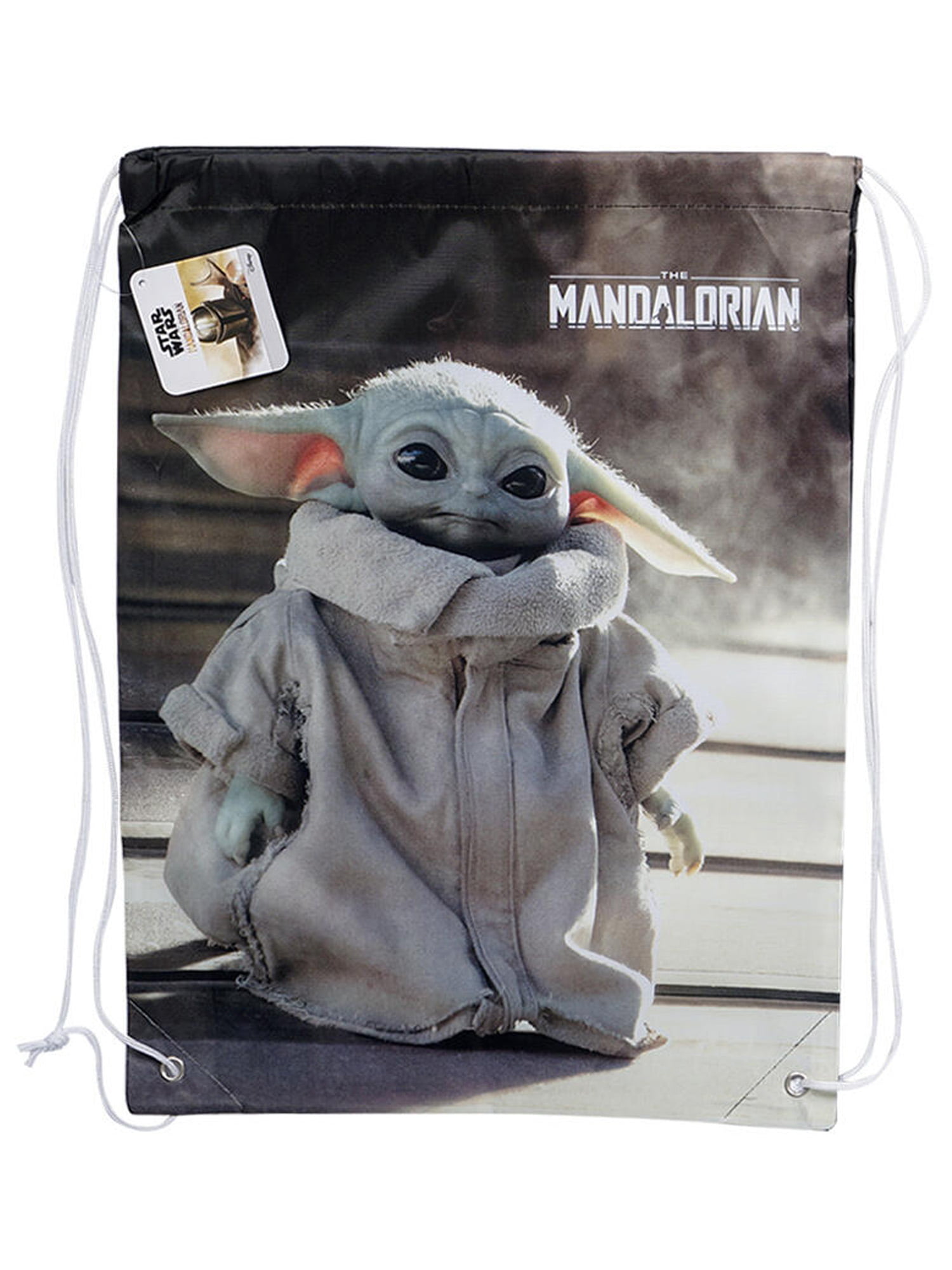 Baby Yoda Plush Travel Blanket 40"x 50" Disney Star Wars The Mandalorian Grey 