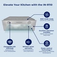 thumbnail image 3 of Hauslane IN-R110 36 inch Smart Built-in Recessed Range Hood HauSMART™ App & Voice Control  120V Ultra-Quiet Motor 4-Speed Fan GU10 LED Baffle Filters Convertible Stainless Steel, 3 of 11