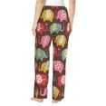 thumbnail image 2 of KLL Womens Cute Elephants Print Pajama Pants Soft Pajama Bottoms for Women Cozy Lounge Pants-Small, 2 of 7