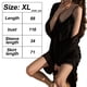 thumbnail image 2 of Conjunto de pijama de mujer con ribete de encaje y cinturón, camisón sexy sin mangas, 2 of 7