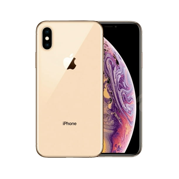 Restored Apple iPhone XS Max (Unlocked) 64GB Gold (A1921) Bundle