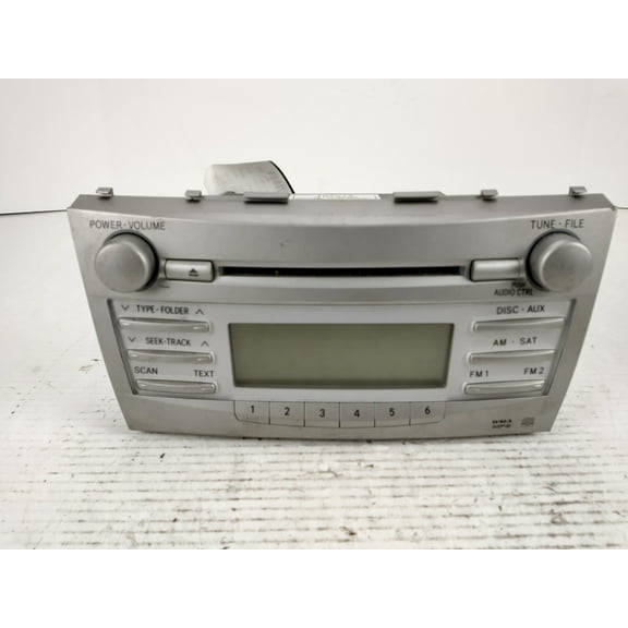 Pre-Owned 10 11 Toyota Camry AM FM CD Radio Receiver OEM - Verify Specific Vehicle Fitment In Description - (Good)