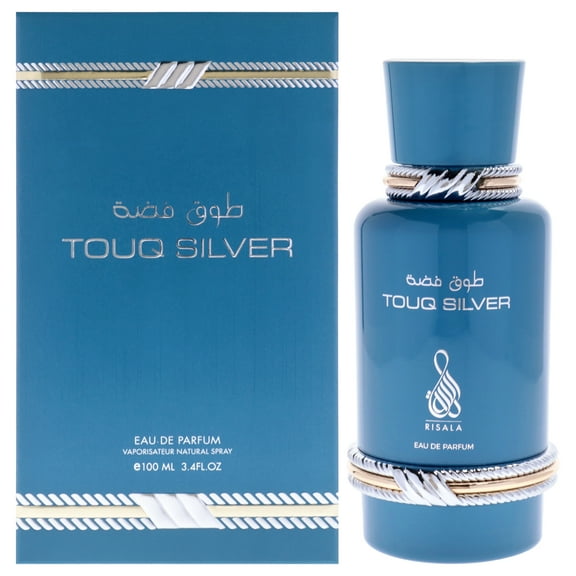 Touq Silver by Risala for Unisex - 3.4 oz EDP Spray