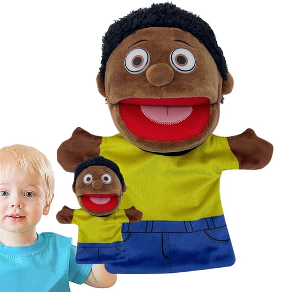 Interactive Family Hand Puppets Role Play Toy for Children for Storytelling and Imaginative Play Removable Mouth Design Educational for and Kids