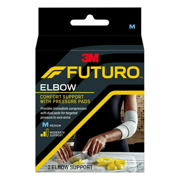 FUTURO Elbow Brace w/ Pressure Pads, Size Medium