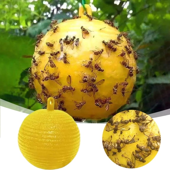 Hanging Yellow Sticky Trap for Garden and Indoor Use – and Catcher for Home and Outdoor Spaces
