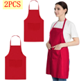 thumbnail image 1 of CHUANK Apron Work Apron Kitchen Food Waist Hanging Neck, 1 of 5