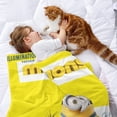 thumbnail image 2 of Minions anti-pilling, suave, ligera, esponjosa y acogedora de lujo para hogar y cocina – Perfecta para niños y adultos,130X150cm, 2 of 6