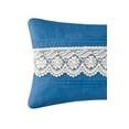 thumbnail image 2 of Wedgewood Lace Applique Pillow, 12" x 20", 2 of 4