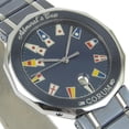 thumbnail image 3 of Pre-Owned CORUM Admirals Cup Watch 99.710.30 V050 Gun Blue Quartz Analog Display Navy Dial Ladies (Good), 3 of 8
