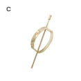 thumbnail image 4 of CSChome Épingle à Cheveux pour Femmes en Alliage d'Inox Poli Forme Géométrique Lisse Rétro Antidérapant Fixateur de Chignon Coiffure, 4 of 7