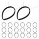 thumbnail image 1 of unbranded 20Ud Diademas De Negras Para Con Elástico Para Manualidades Y Fiestas, 1 of 8
