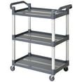 thumbnail image 1 of HOMCOM Utility Cart on Wheels, 3-Tier Rolling Cart for Kitchen, Grey, 1 of 10