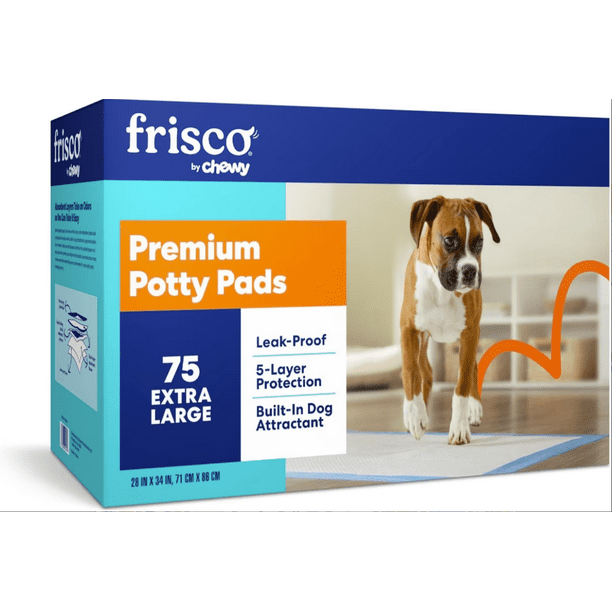 Frisco Extra Large Dog Training & Potty Pads, 28 x 34in
