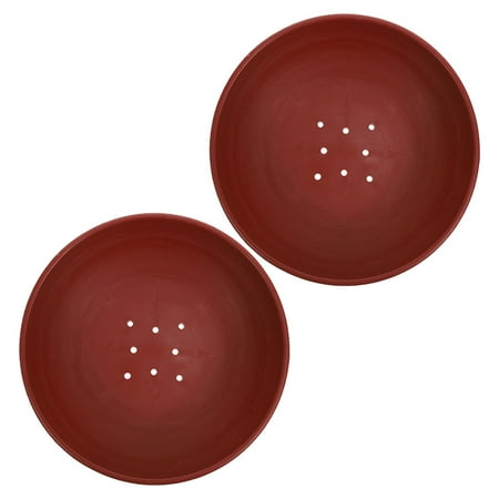 HOOWIFFY Dark Red Plastic Nesting Bowl for Bird Care and Comfortable Breeding and by Whamvox HOOWIFFY Dark Red Plastic Nesting Bowl for Bird Care and Comfortable Breeding and by Whamvox