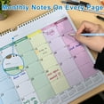 thumbnail image 5 of JILhome Calendar 2026, 18 Months Calendar 2026-2027, Large Monthly Calendar 15"×12", Premium Paper Monthly Planner with Julian Dates, Twin-Wire Binding for Office Home Planning, 5 of 8