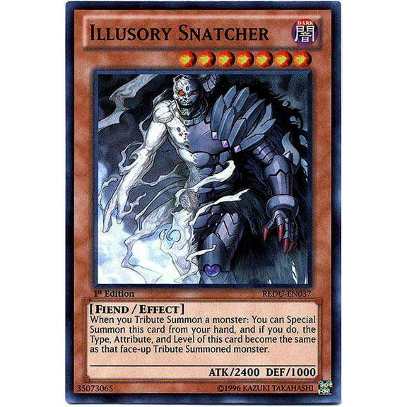 YuGiOh Return of the Duelist Super Rare Illusory Snatcher REDU-EN037