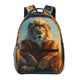 thumbnail image 1 of Balery Prairie Meditating Lion Mochila Escolar Impresa, Mochila Ligera para Viajes Casual, Mochila Duradera y Cómoda Multifuncional, Mochila para Laptop-One Size, 1 of 5