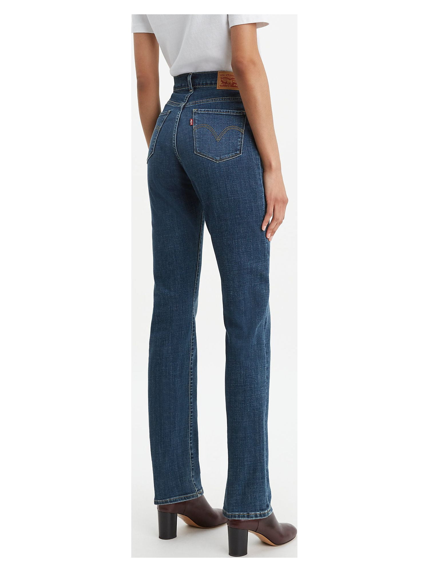 Levi's Women's Straight Fit Jeans, Mid Rise, Levi'sÂ® Sculpt with