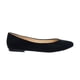 thumbnail image 2 of Zapatos Mujer Juvenil Flats De Piso Básicos Tipo Ante Negro negro 24 Incógnita 109D15, 2 of 7