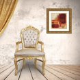 thumbnail image 3 of Vess, June Erica 15x15 Gold Ornate Wood Framed with Double Matting Museum Art Print Titled - Overlap II, 3 of 4