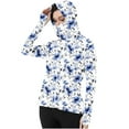 thumbnail image 2 of Blouse à Capuche de Protection Solaire à Manches Longues à Imprimé Dégradé pour Femmes avec Trous pour les Pouces pour Tenue Décontractée, 2 of 7