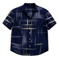 thumbnail image 4 of Zhanqunnn Men's Shirt Short Sleeves Printed Button Down Summer Beach Casual Shirtsd Shirts Mens Tie Mens T Shirts Mens T Shirts Casual, Size XXL, 4 of 4