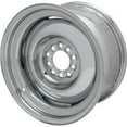 thumbnail image 2 of Vintage 15x8 Plain Steel Wheel, 5 on 4.5/4.75, 4 Inch BS, 2 of 6
