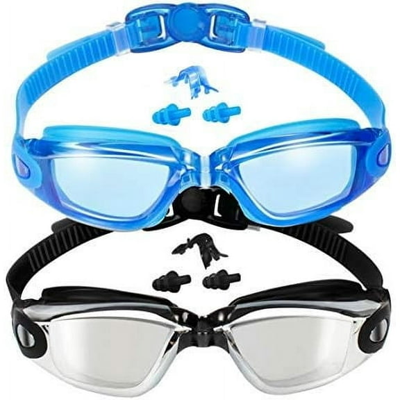 EverSport Swim Goggles Pack of 2 Swimming Goggles Anti Fog for Adult Men Women Youth Kids