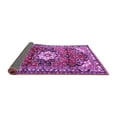 thumbnail image 2 of Ahgly Company Indoor Square Medallion Purple Traditional Area Rugs, 4' Square, 2 of 4